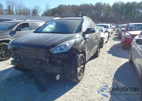 2014 Hyundai Tucson Walking Dead Edition z USA, uszkodzony, nr VIN KM8JUCAG1EU941748